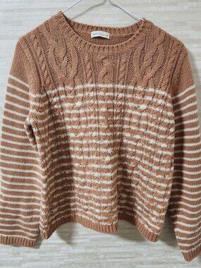 Goldear Crew Necks Knit Sweater